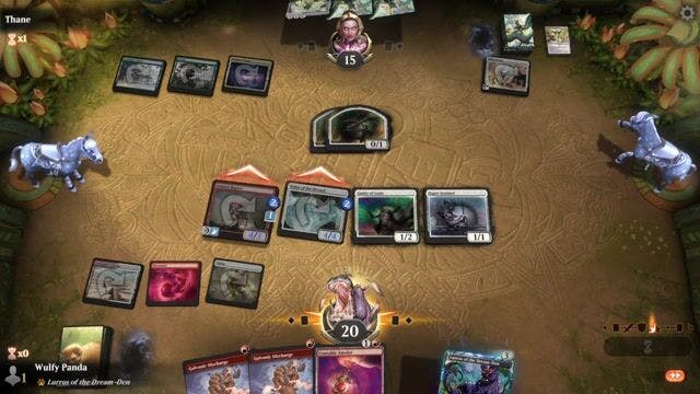 Watch MTG Arena Video Replay - Boros Energy by Wulfy Panda VS Mono Green by Thane - Historic Event