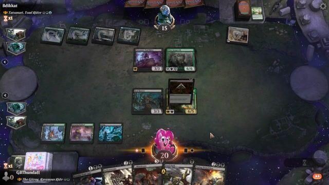 Watch MTG Arena Video Replay - The Gitrog, Ravenous Ride by GBThundaII VS Tatsunari, Toad Rider by Bdikkat - MWM Yargle Standard Brawl