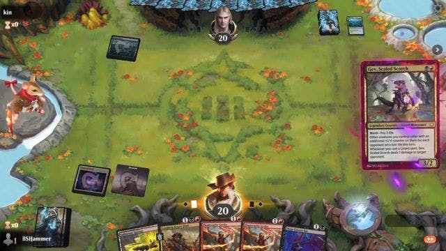 Watch MTG Arena Video Replay - Rogue by BSHammer VS Rogue by kin - Standard Play