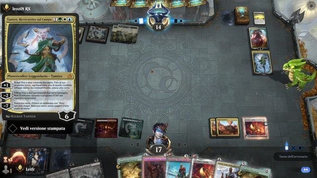 Watch MTG Arena Video Replay - Grixis Heist by Leifr VS Bant Control by leoziN RX - Historic Ranked