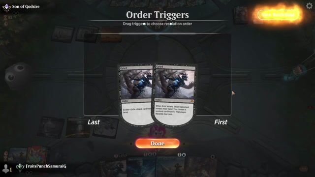 Watch MTG Arena Video Replay - Rogue by FruitsPunchSamuraiG VS Jeskai Energy by Son of Godsire - Timeless Traditional Ranked