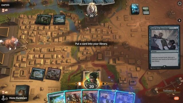 Watch MTG Arena Video Replay - Izzet Oracle by Diana Darkheart VS Rogue by ZAP255 - Timeless Play