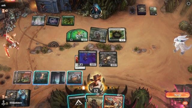 Watch MTG Arena Video Replay - Rakdos Lizards by BSHammer VS Selesnya Rabbits by ank - Standard Play