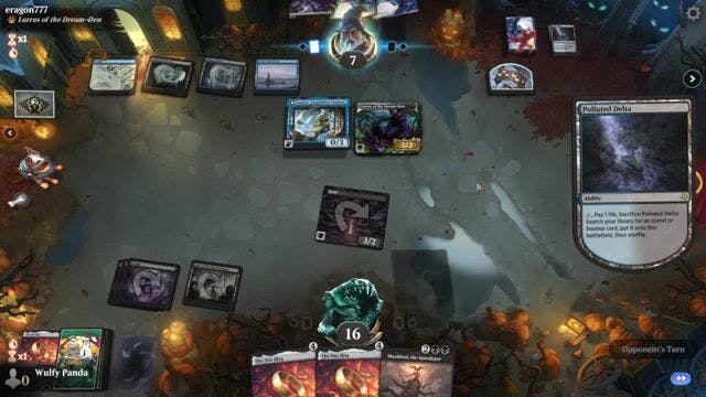 Watch MTG Arena Video Replay - Golgari Reanimator by Wulfy Panda VS Dimir Control by eragon777 - Timeless Qualifier Play-In