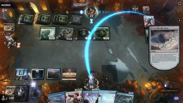 Watch MTG Arena Video Replay - Azorius Control by Leifr VS Mono Green by Del1860 - Historic Play