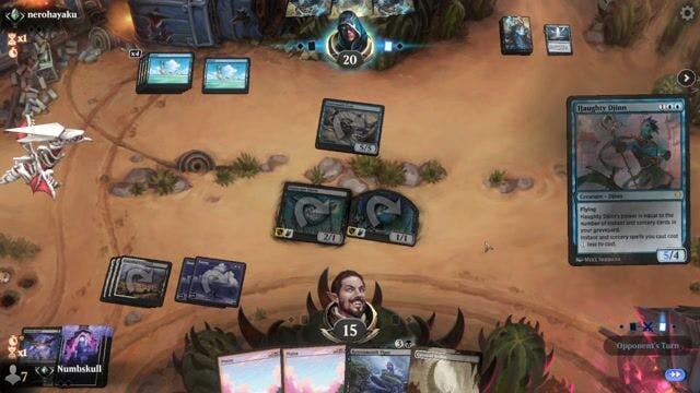 Watch MTG Arena Video Replay -  by Numbskull VS Mono Blue Tempo by nerohayaku - Standard Traditional Ranked