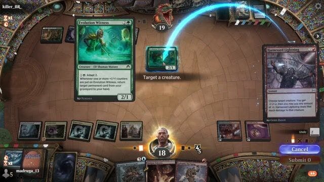 Watch MTG Arena Video Replay - Rogue by madruga_13 VS Golgari Analyst by killer_BR_ - Historic Tournament Match