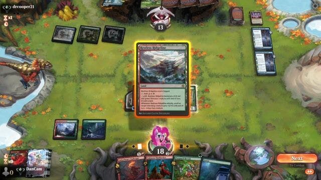 Watch MTG Arena Video Replay - Gruul Counters by DanCam VS 4 Color Reanimator by drcooper21 - Standard Traditional Ranked