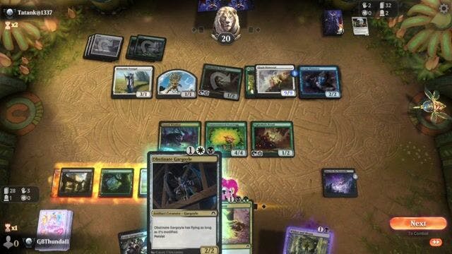 Watch MTG Arena Video Replay - BGW by GBThundaII VS GUW by Tatank@1337 - Quick Draft Ranked