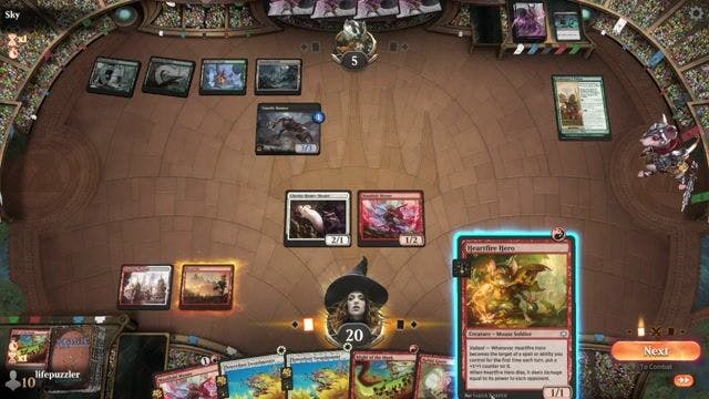 Watch MTG Arena Video Replay - Boros Mice by lifepuzzler VS Golgari Poison by Sky - Standard Tournament Match