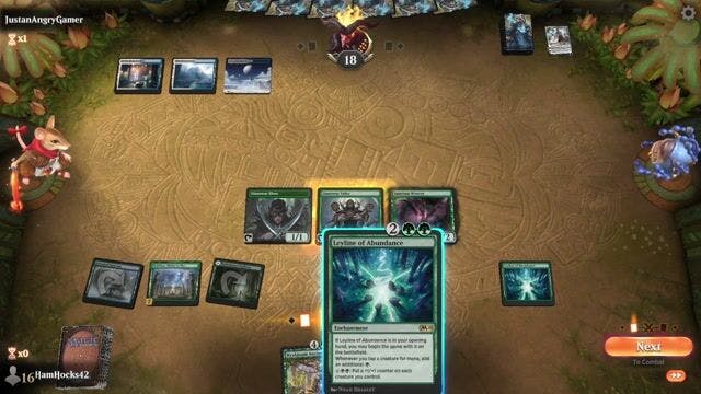 Watch MTG Arena Video Replay -  by HamHocks42 VS Azorius Flyers by JustanAngryGamer - Historic Play