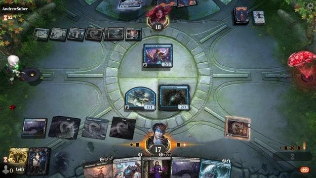 Watch MTG Arena Video Replay - Dimir Control by Leifr VS Azorius Aggro by AndrewSuber - Historic Play