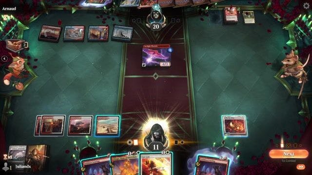 Watch MTG Arena Video Replay - Boros Control by Juliandx VS Izzet Phoenix by Arnaud - Historic Event