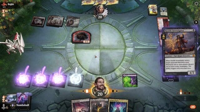 Watch MTG Arena Video Replay - Mono Black Discard by Numbskull VS Boros Control by login - Explorer Traditional Ranked