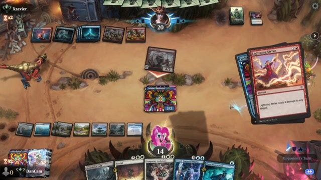 Watch MTG Arena Video Replay - Azorius Control by DanCam VS Jeskai Control by Xzavier - Standard Ranked