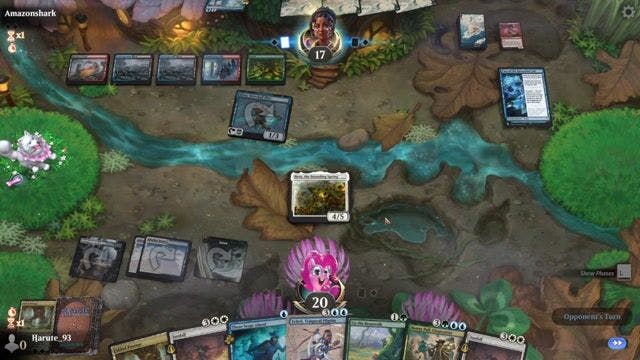 Watch MTG Arena Video Replay -  by Harute_93 VS 4 Color Roots by Amazonshark - Traditional Standard Event