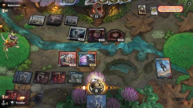 Watch MTG Arena Video Replay - RU by Trendar VS BW by Robert468 - Premier Draft Ranked