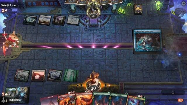 Watch MTG Arena Video Replay - Rogue by BSHammer VS Esper Midrange by Satsujinkyou - Standard Play