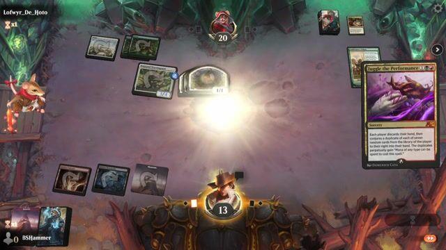 Watch MTG Arena Video Replay -  by BSHammer VS Selesnya Rabbits by Lofwyr_De_Hoto - Alchemy Play