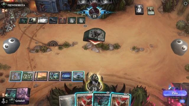 Watch MTG Arena Video Replay - Abzan Control by Grindalf VS Domain Ramp by THEWISEBECCA - Standard Ranked