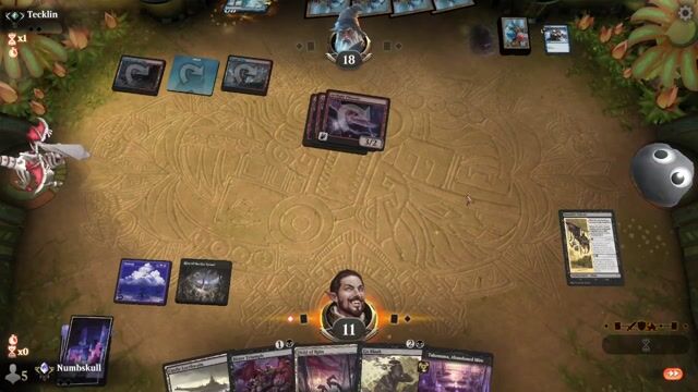 Watch MTG Arena Video Replay - Mono Black Discard by Numbskull VS Izzet Phoenix by Tecklin - Explorer Traditional Ranked