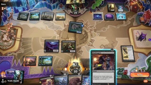 Watch MTG Arena Video Replay - BU by Wulfy Panda VS WU by Davo - Jump In