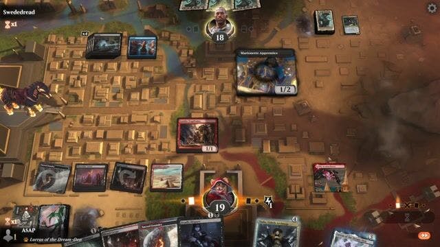 Watch MTG Arena Video Replay - Mardu Sacrifice by A$AP  VS Dimir Mill by Swededread - Historic Event