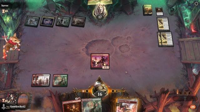 Watch MTG Arena Video Replay - Naya Pia by HamHocks42 VS Golgari Poison by havoc - Standard Play