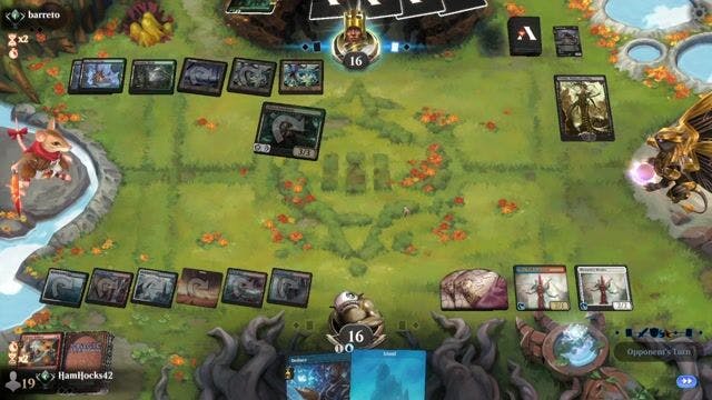 Watch MTG Arena Video Replay - Jeskai Prowess by HamHocks42 VS Golgari Poison by barreto - Standard Traditional Ranked