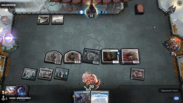 Watch MTG Arena Video Replay - Azorius Artifacts by tayjay-plainswalker VS Artifacts by MILLENNIUM - Historic Play