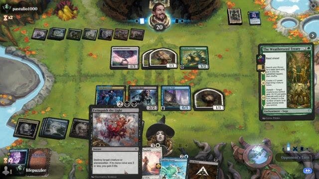 Watch MTG Arena Video Replay - BUW by lifepuzzler VS WUBRG by pastulio1000 - Premier Draft Ranked