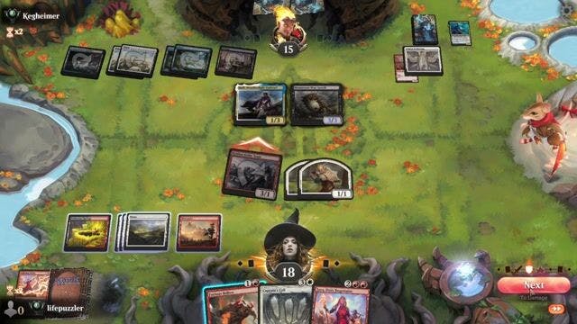 Watch MTG Arena Video Replay - BRW by lifepuzzler VS BRUW by Kegheimer - Premier Draft Ranked