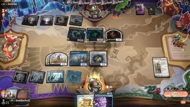 Watch MTG Arena Video Replay - Azorius Tokens by HamHocks42 VS Rogue by Arturius - Standard Traditional Ranked