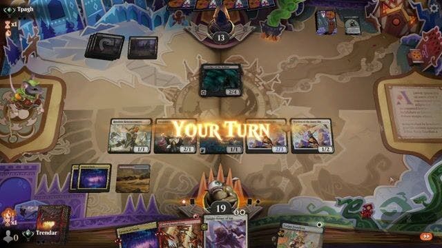 Watch MTG Arena Video Replay -  by Trendar VS Mono Black  by Tpagh - Standard Traditional Ranked