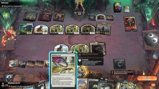 Watch MTG Arena Video Replay - Kambal, Profiteering Mayor by HamHocks42 VS Rin and Seri, Inseparable by Imixian - Historic Brawl Challenge Match