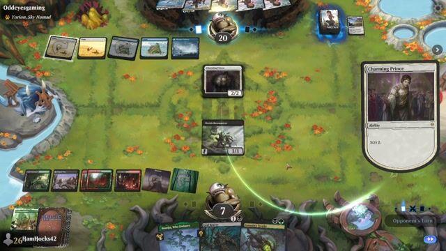 Watch MTG Arena Video Replay - Jund Footfalls by HamHocks42 VS Azorius Control by Oddeyesgaming - Timeless Challenge Match