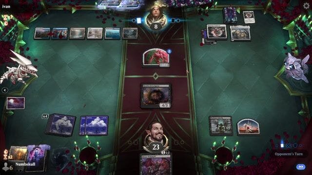 Watch MTG Arena Video Replay - Mono Black by Numbskull VS Azorius Control by ivan - Traditional Standard Event