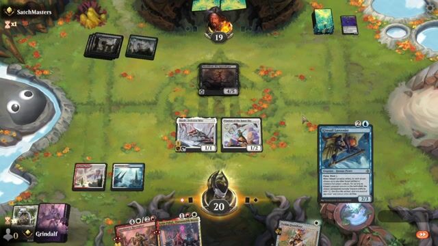 Watch MTG Arena Video Replay - Jeskai Humans by Grindalf VS Golgari Poison by SatchMasters - Standard Ranked