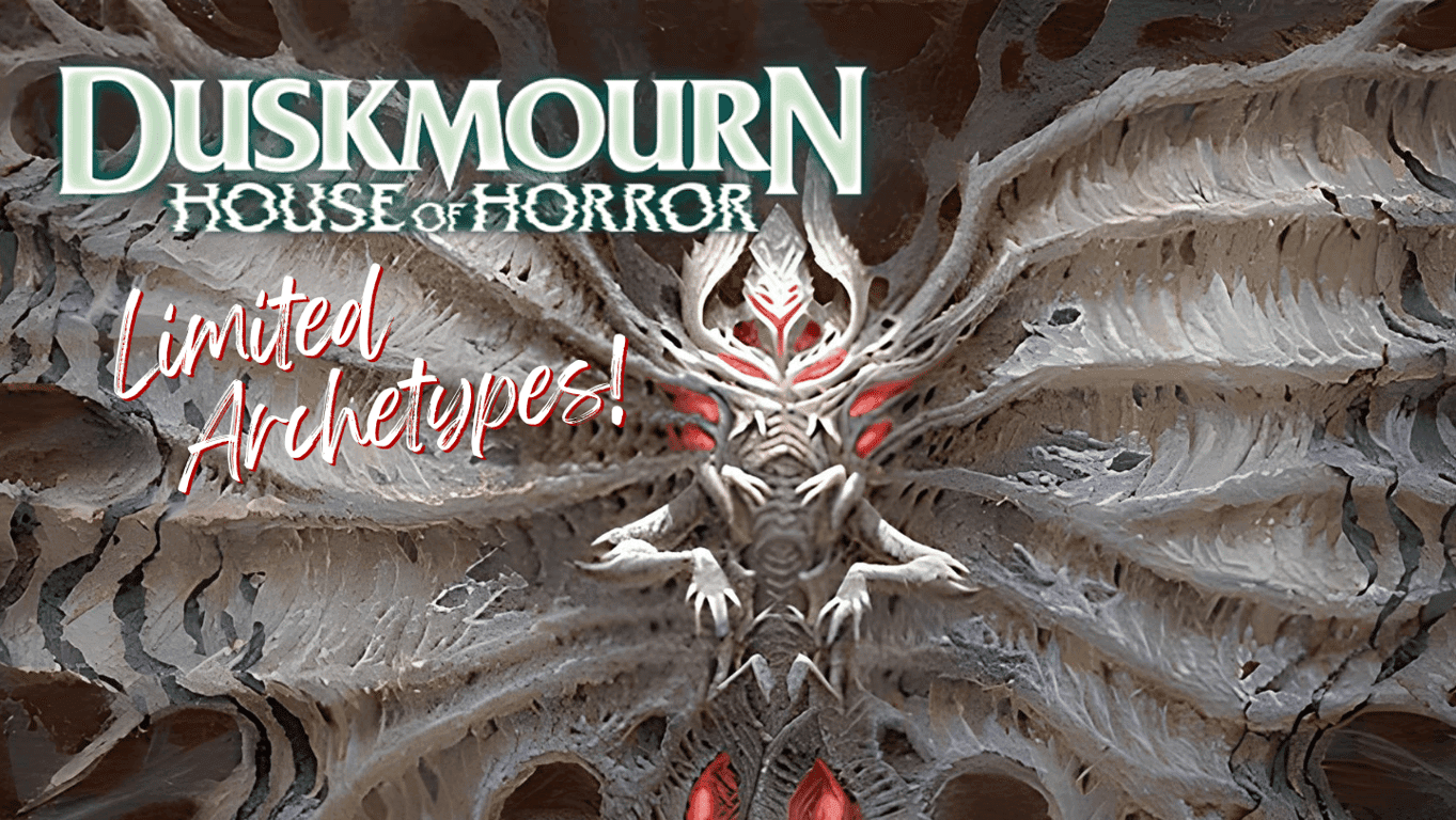 Explore the Duskmourn: Limited Archetypes Guide! Dive into MTG's latest set with key strategies and cards for every color pair. Perfect for your next draft!