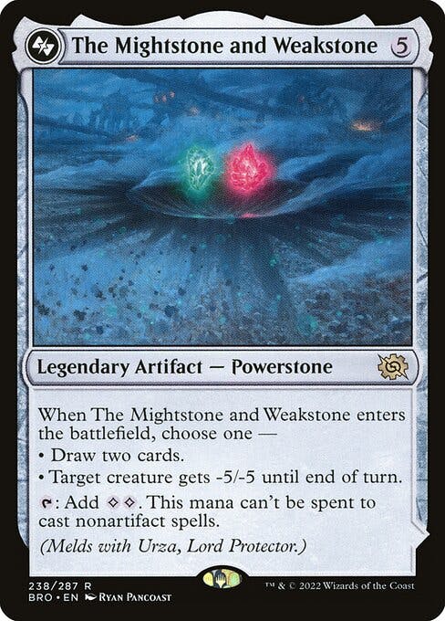 Magic the Gathering Card - The Mightstone and Weakstone - MTG Circle