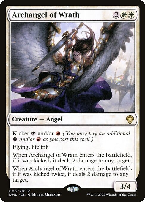 Magic the Gathering Card - Archangel of Wrath - MTG Circle