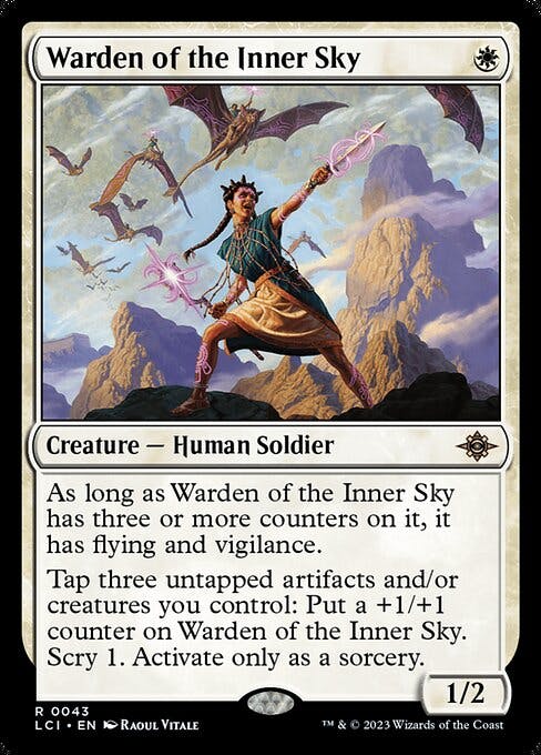 Magic the Gathering Card - Warden of the Inner Sky - MTG Circle