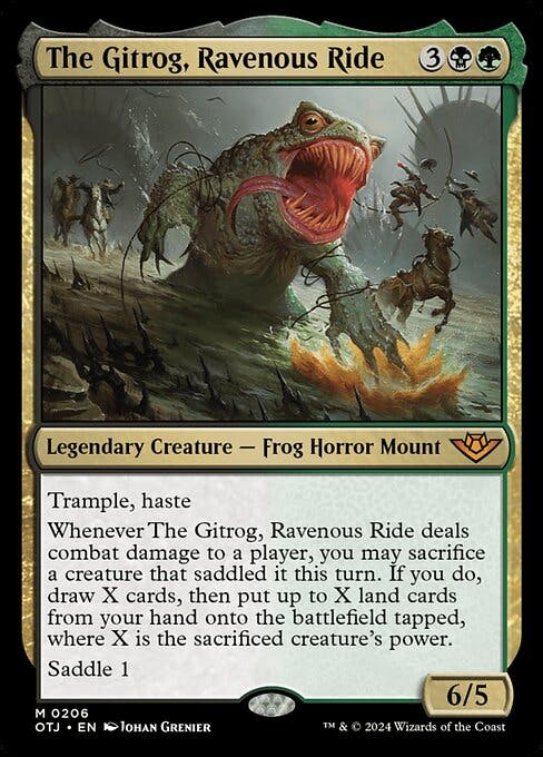 Magic the Gathering Card - The Gitrog, Ravenous Ride - MTG Circle