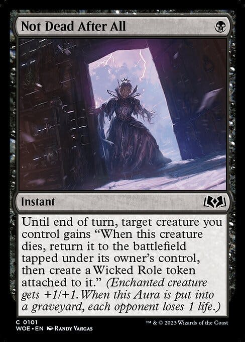 Magic the Gathering Card - Not Dead After All - MTG Circle