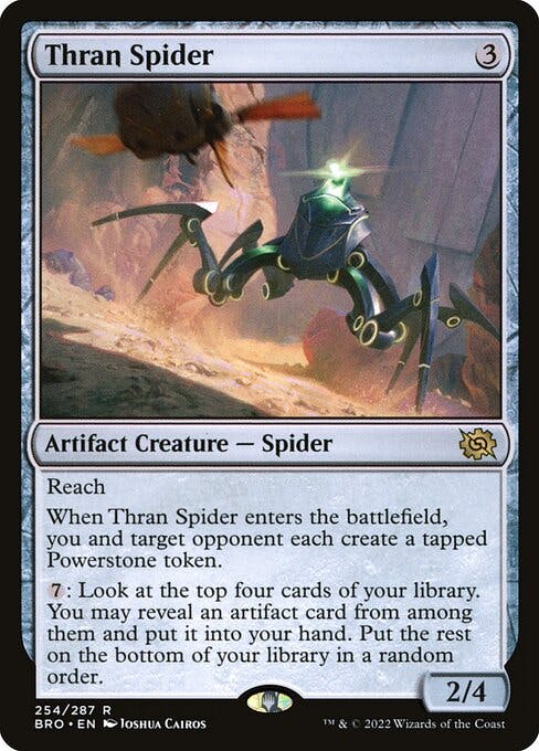 Magic the Gathering Card - Thran Spider - MTG Circle