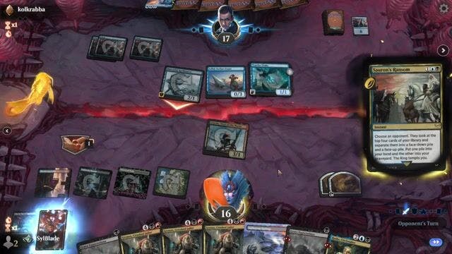 Watch MTG Arena Video Replay - Grixis Caldera by SylBlade VS Mono Blue Delver by kolkrabba - Alchemy Traditional Ranked