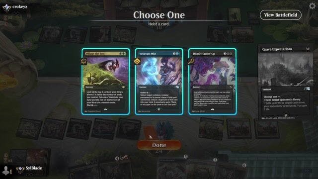 Watch MTG Arena Video Replay - Grixis Caldera by SylBlade VS Sultai Midrange by crokeyz - Alchemy Traditional Ranked