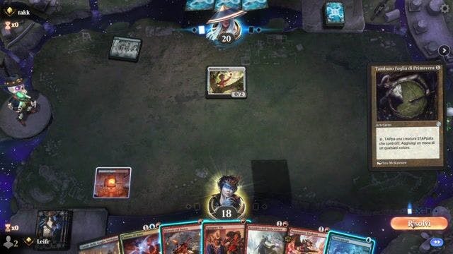 Watch MTG Arena Video Replay - Izzet Wizards by Leifr VS Mono Blue Artifacts by takk - Historic Ranked