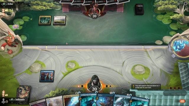 Watch MTG Arena Video Replay - Azorius Control by Juliandx VS Domain Ramp by Zebo - Standard Traditional Ranked