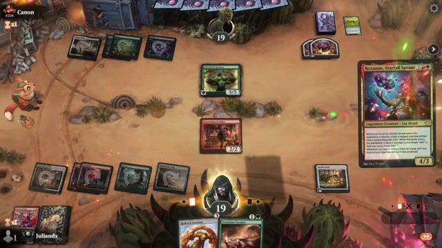 Watch MTG Arena Video Replay - GRW by Juliandx VS BG by Canon - Premier Draft